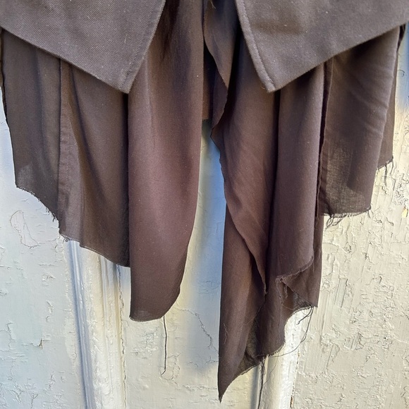 Tiger of Sweden black modern draped scarf blazer, size M - Picture 3 of 14